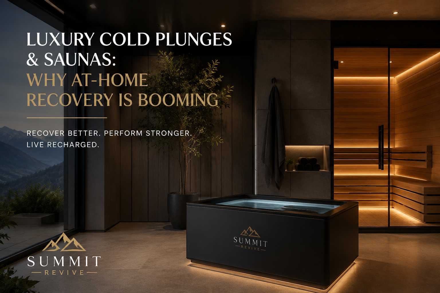 Luxury Cold Plunges & Saunas: Why At-Home Recovery Is Booming