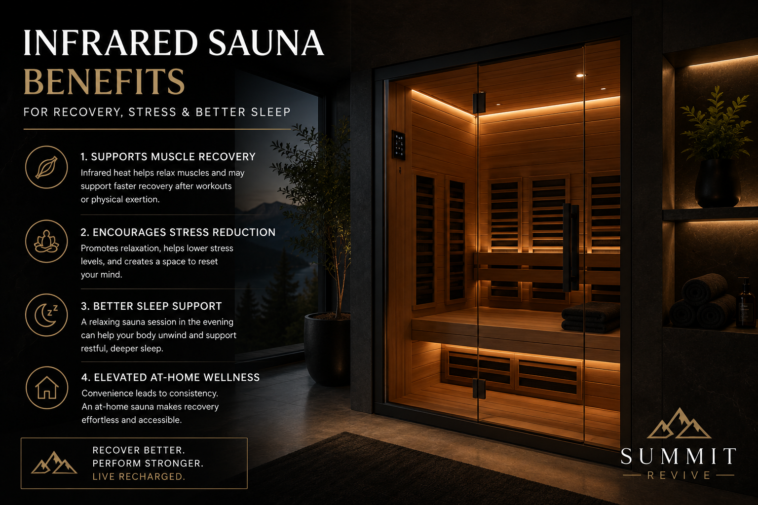 Infrared Sauna Benefits for Recovery, Stress & Better Sleep