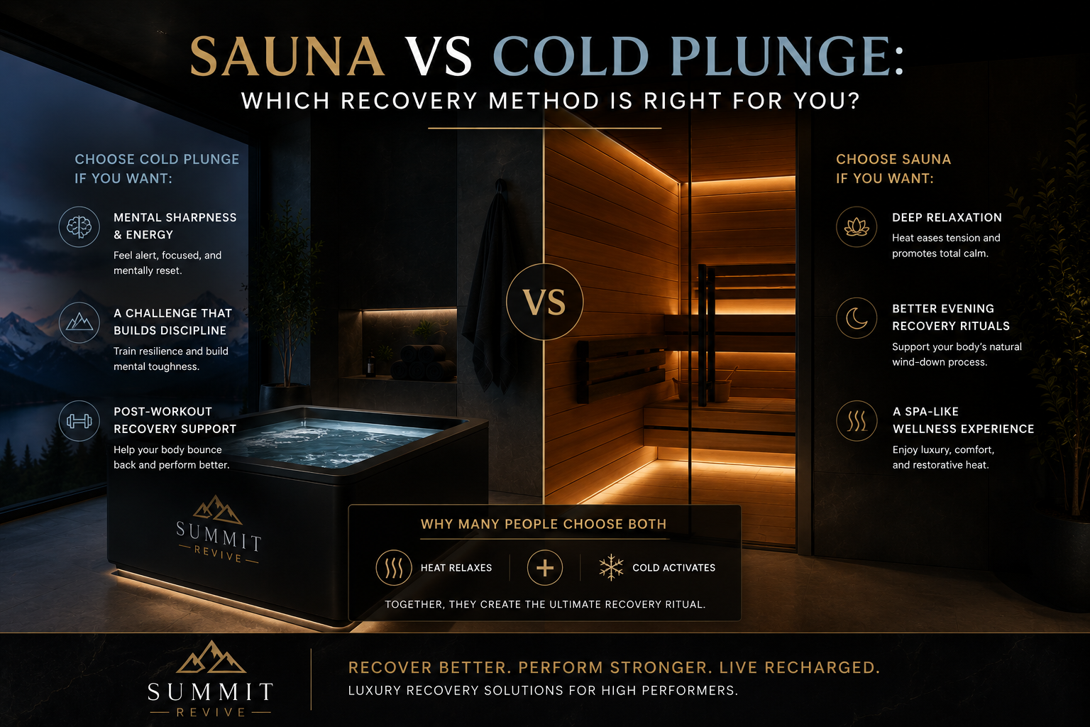 Sauna vs Cold Plunge: Which Recovery Method Is Right for You?