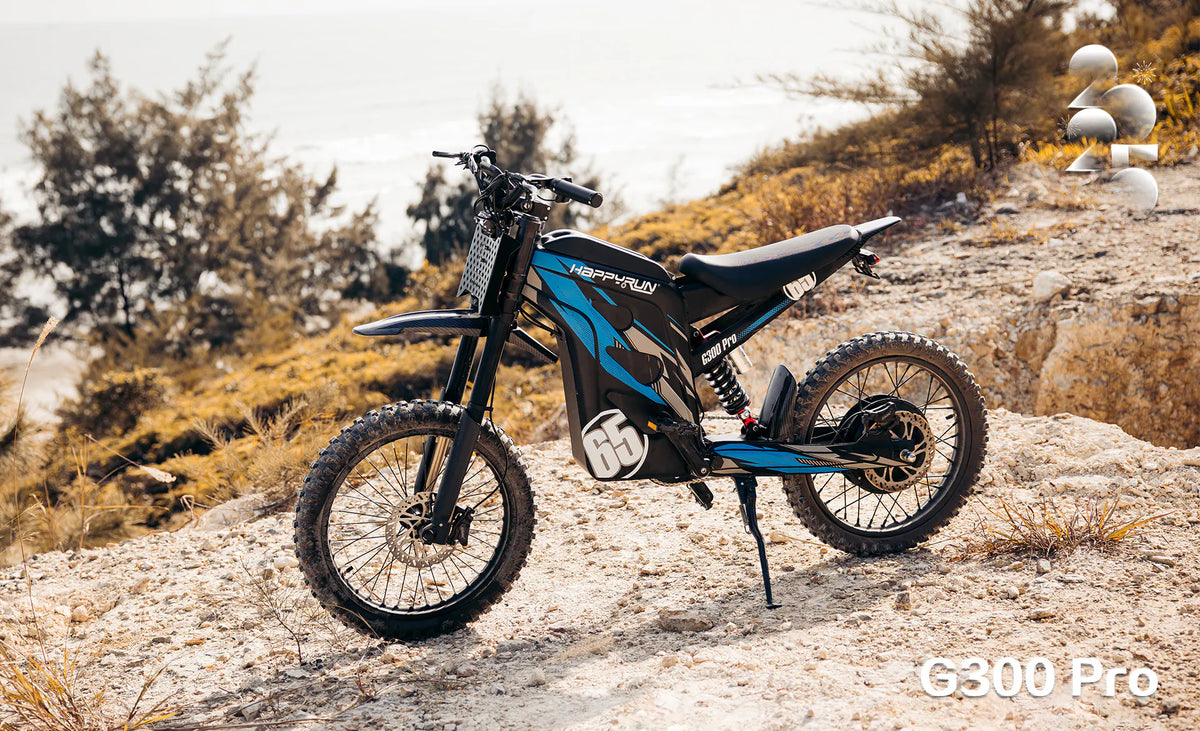 HappyRun Electric Dirt Bike G300 Pro – alternate angle