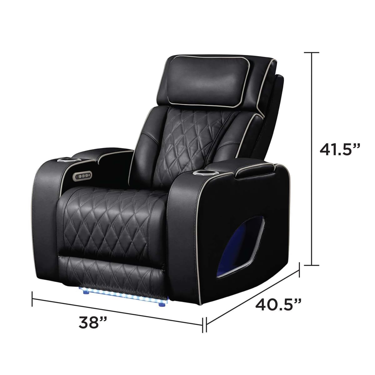 Fortuner Power Reclining Chair with Massage Function