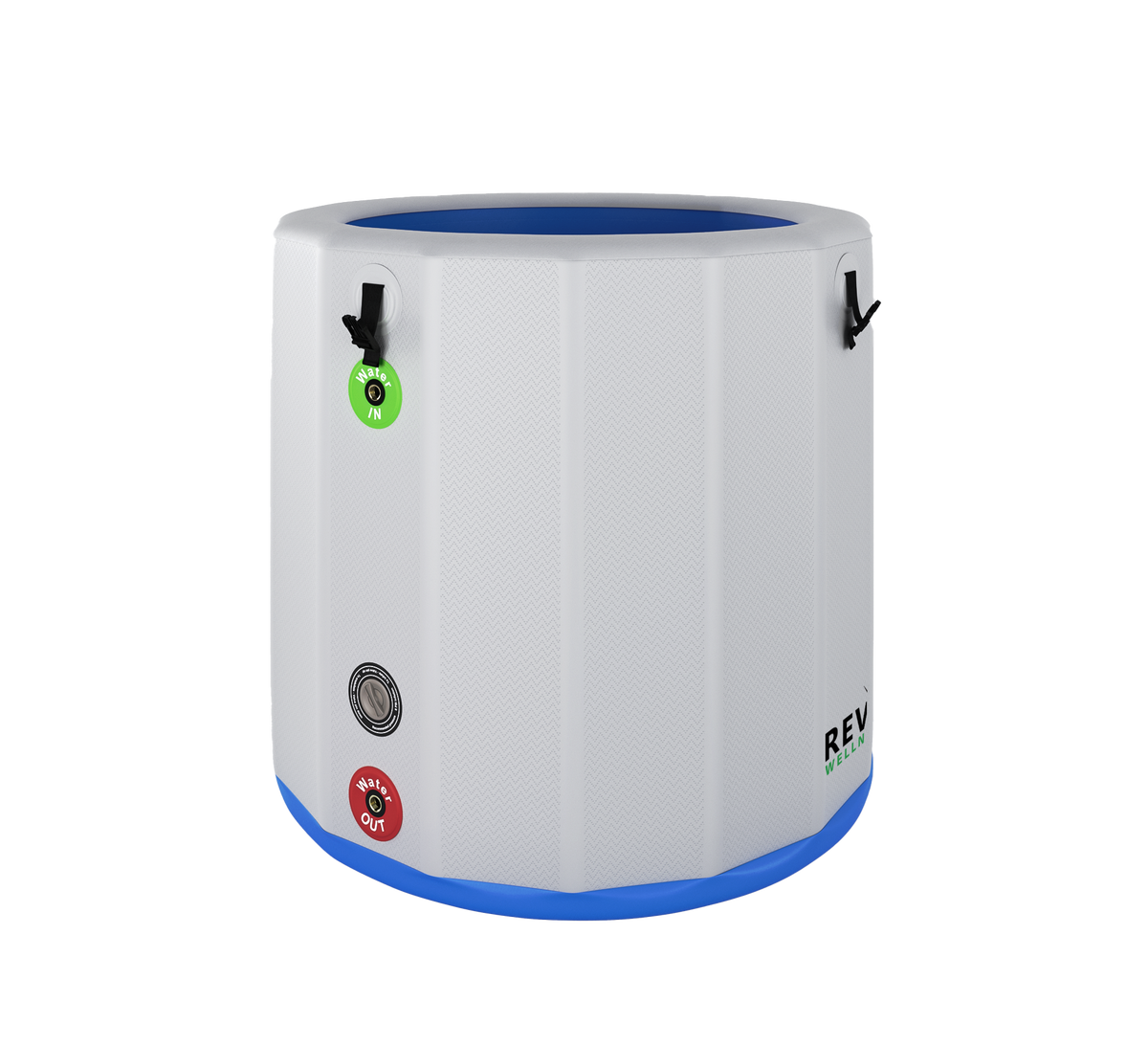 RevX Inflatable Barrel with Inflatable Steps by RevX Wellness