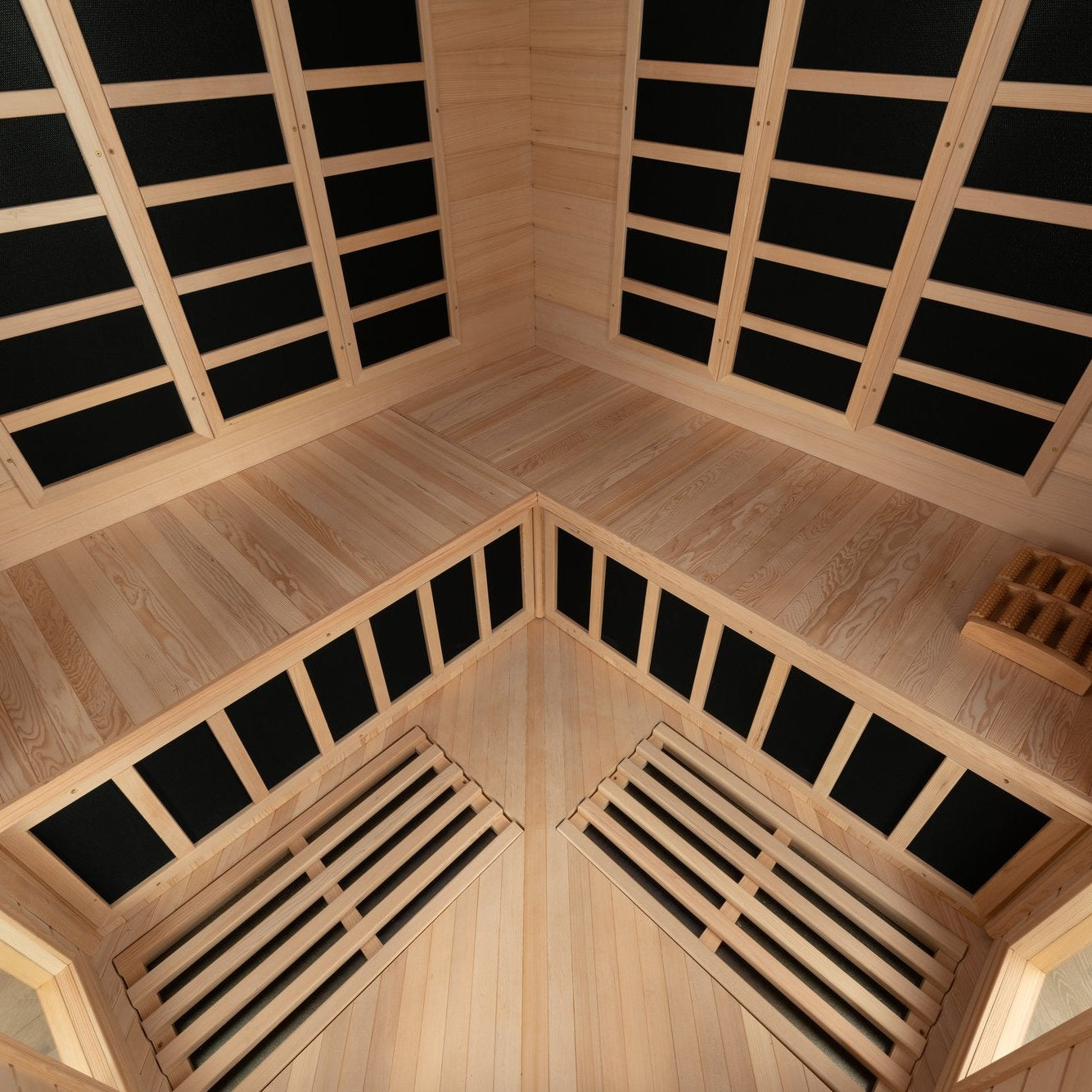 Blisspod Vienna Corner Spacious Far Infrared Sauna 12 Heaters 4-5 Persons
