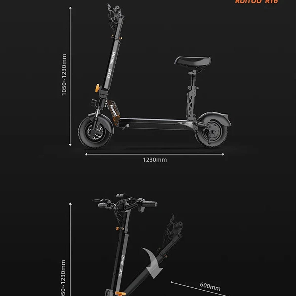 Ruitoo RT6 1000W Electric Scooter