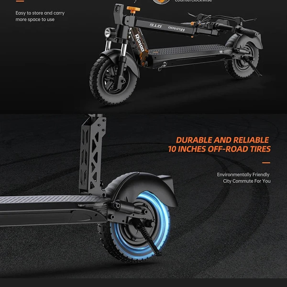 Ruitoo RT6 1000W Electric Scooter