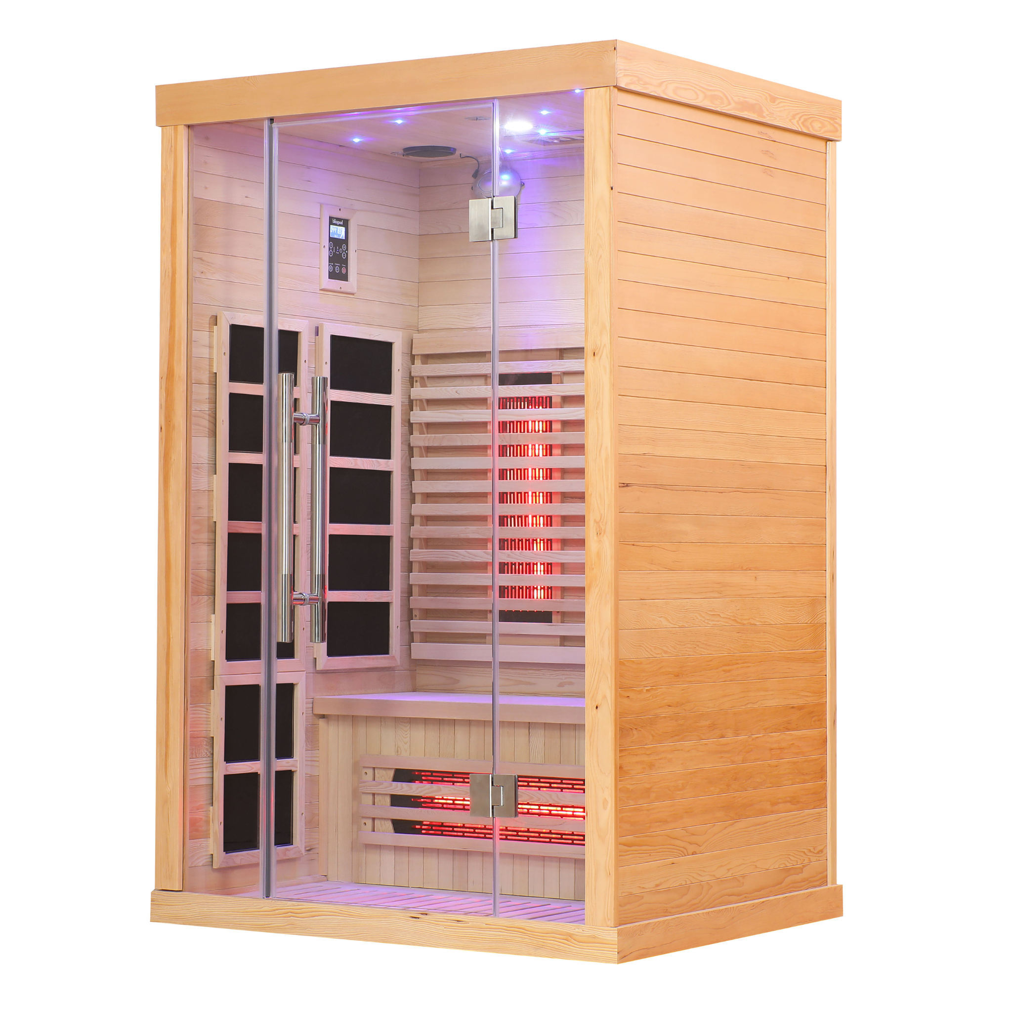 Blisspod Venetian Full Spectrum Indoor Sauna 10 Heaters 2 Person