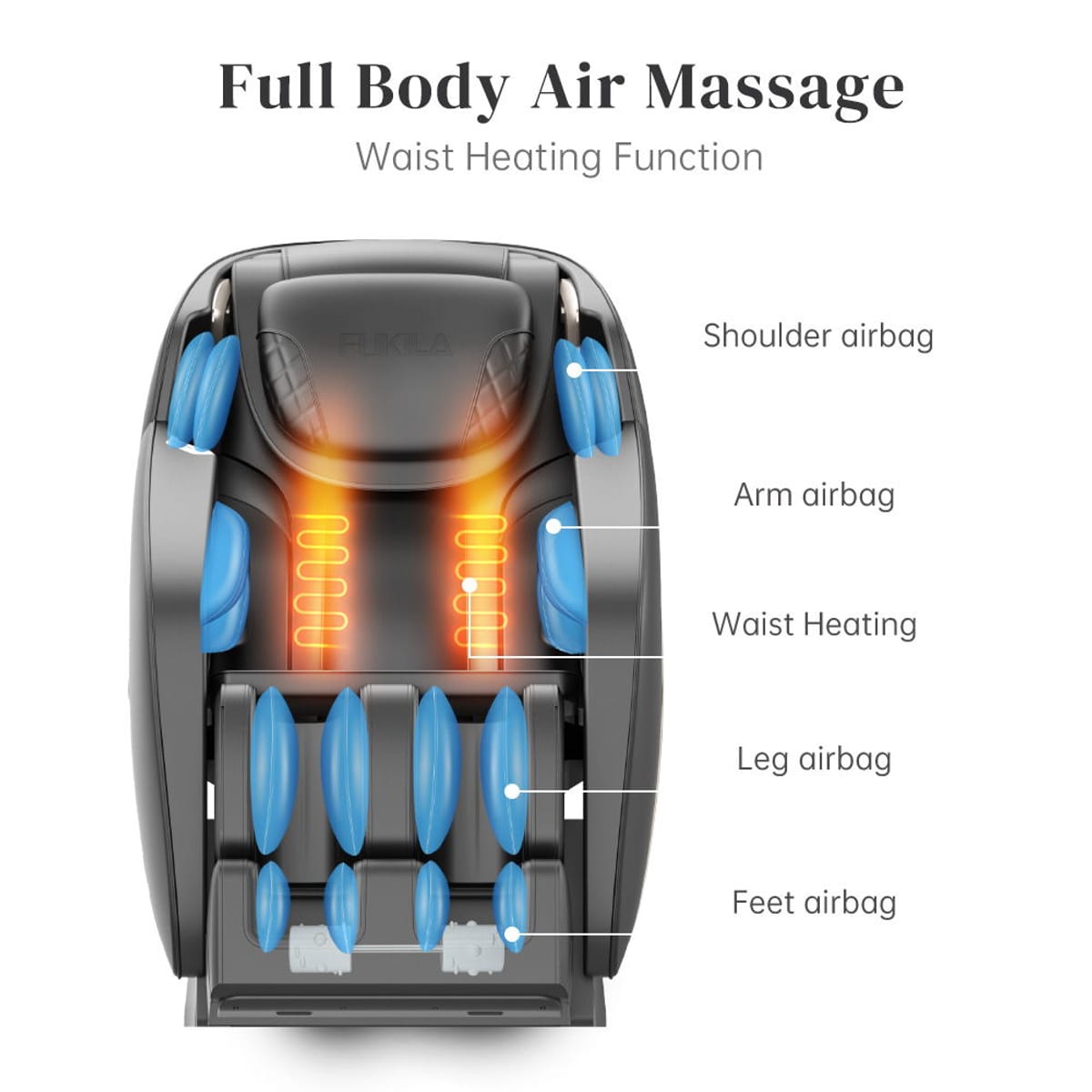 Zero Gravity Shiatsu Full Body Massage Chair