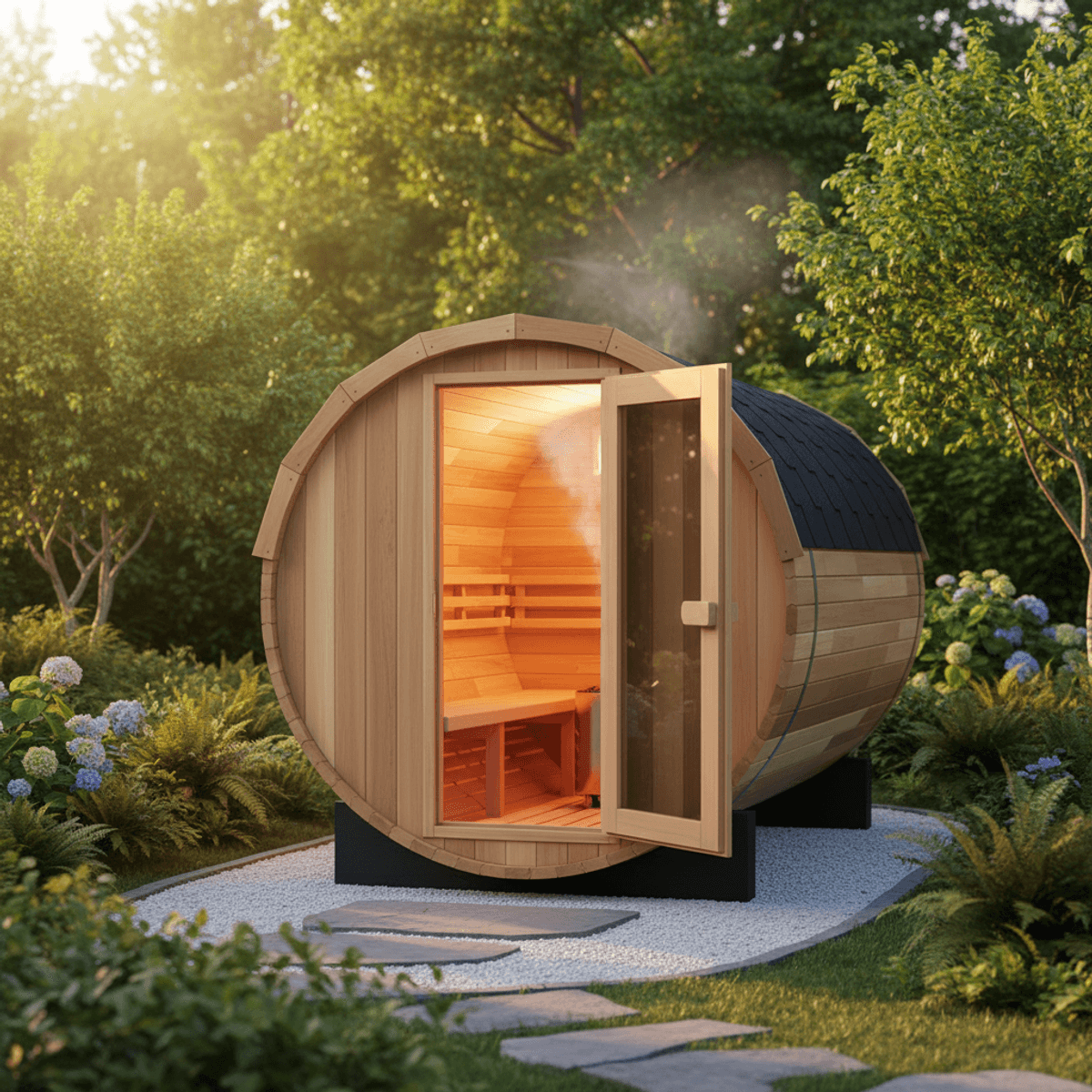 Barrel Sauna - Lifestyle
