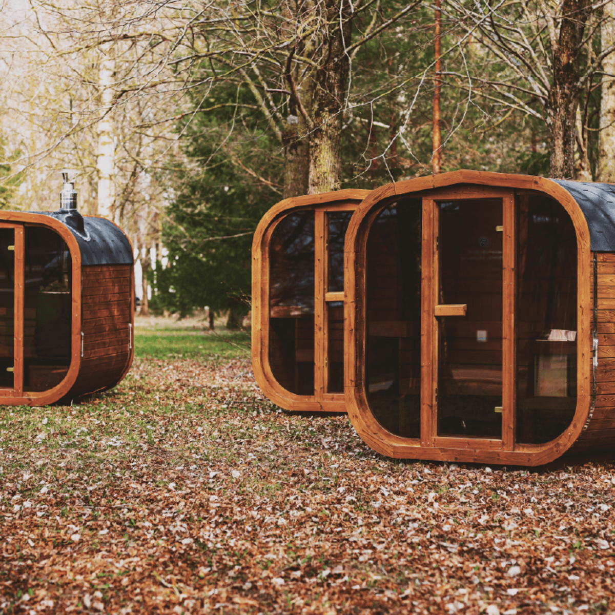 Mande MW20 ThermoWood 5-6 Person Outdoor Traditional Sauna