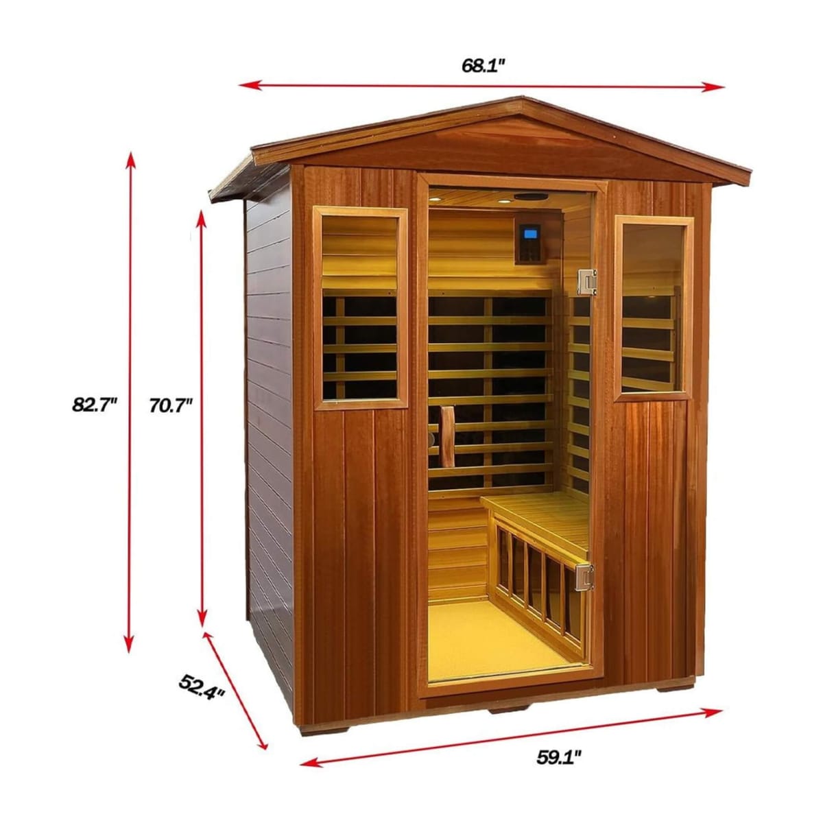 Thermora Premium Valois 4-Person Outdoor Infrared Sauna