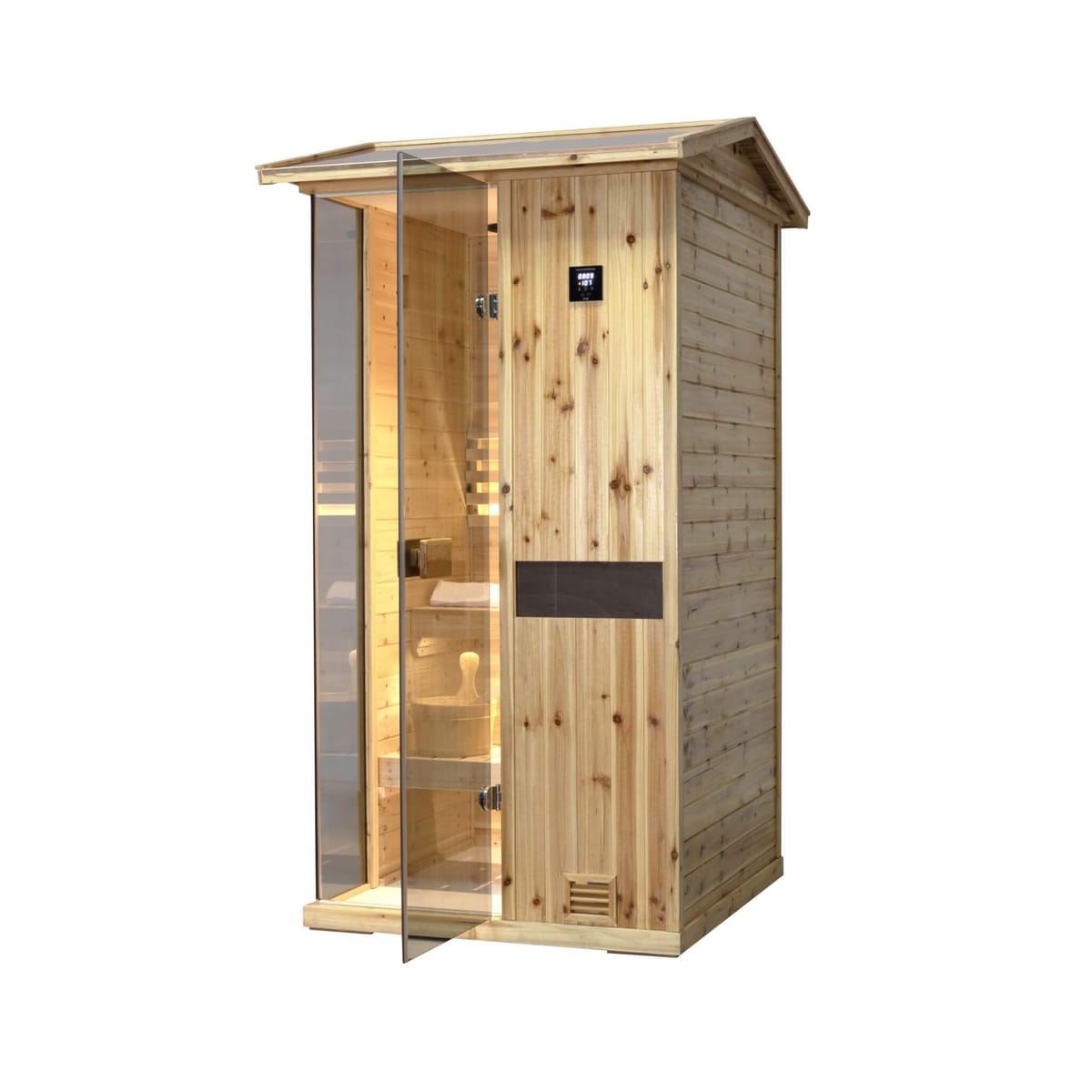 Thermora Nova 1-Person Outdoor Traditional Sauna