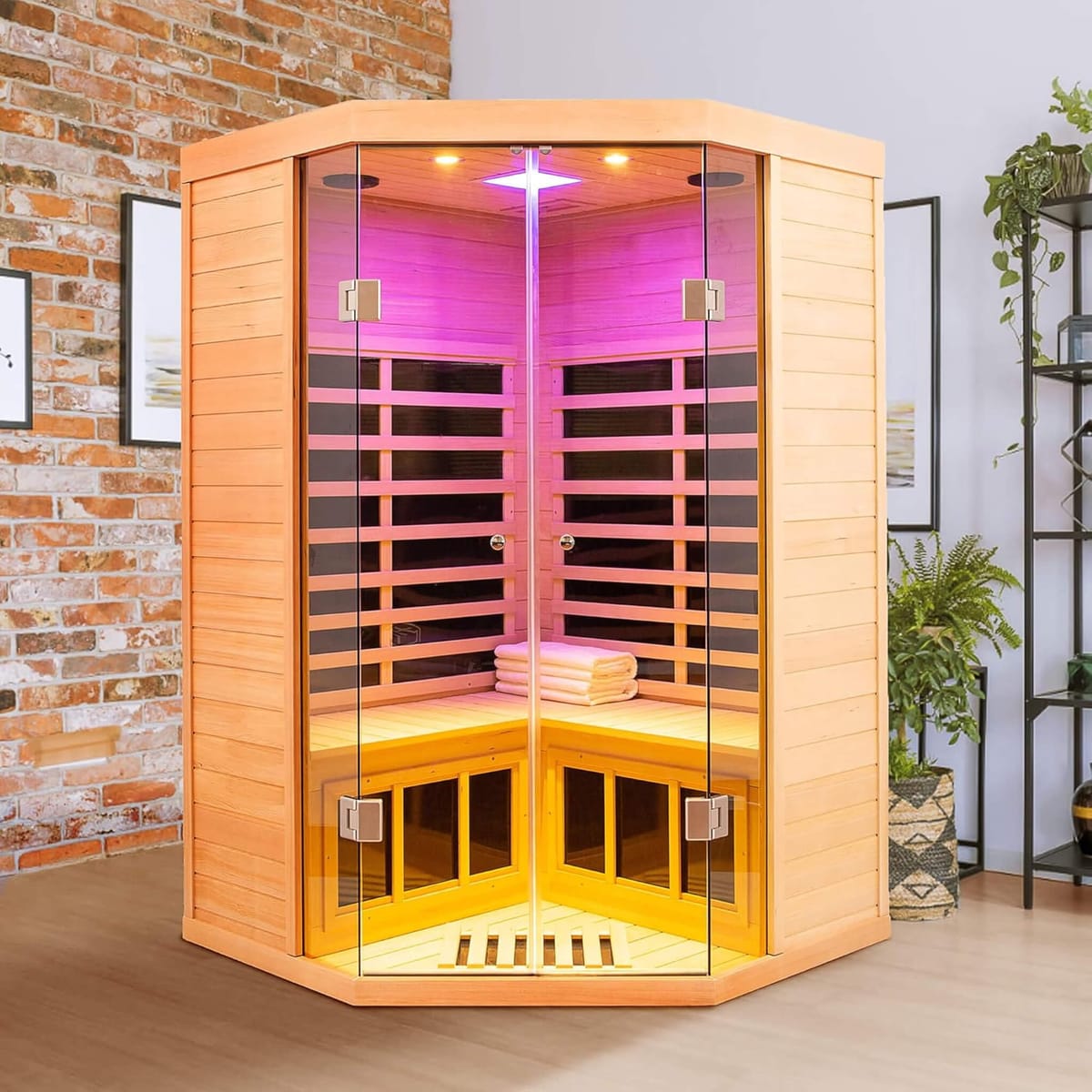 Thermora Premium Laurent 2-Person Corner Space Infrared Sauna