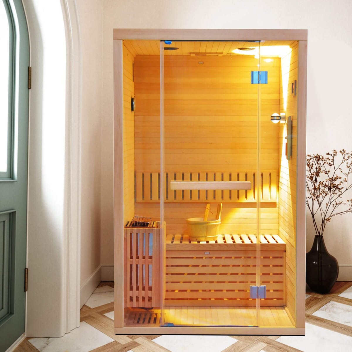 Thermora Alpine 2-Person Indoor Traditional Sauna