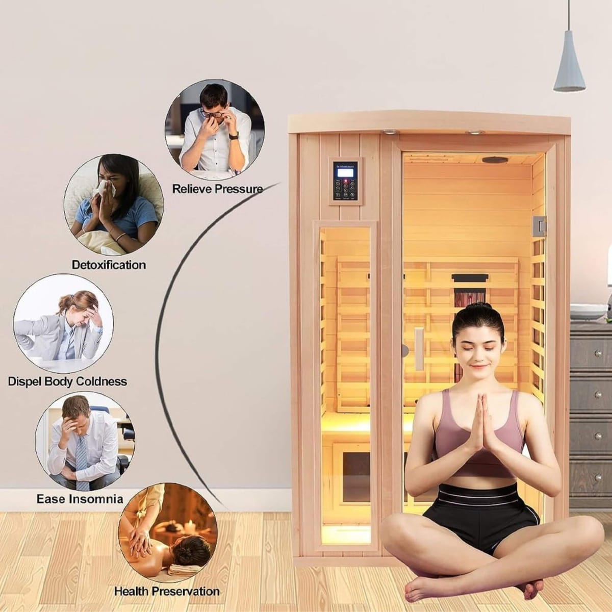Thermora Orien Premium 2-Person Indoor Infrared Sauna