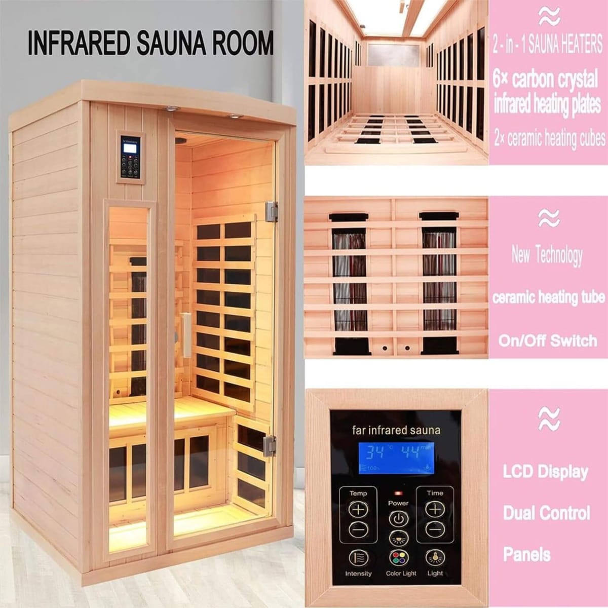 Thermora Orien Premium 2-Person Indoor Infrared Sauna