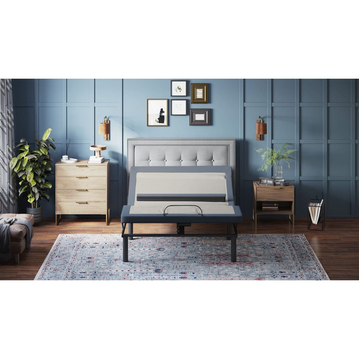 Bt6500 - Adjustable Bed Base With Head / Foot Tilt And Lumbar Position Adjustment