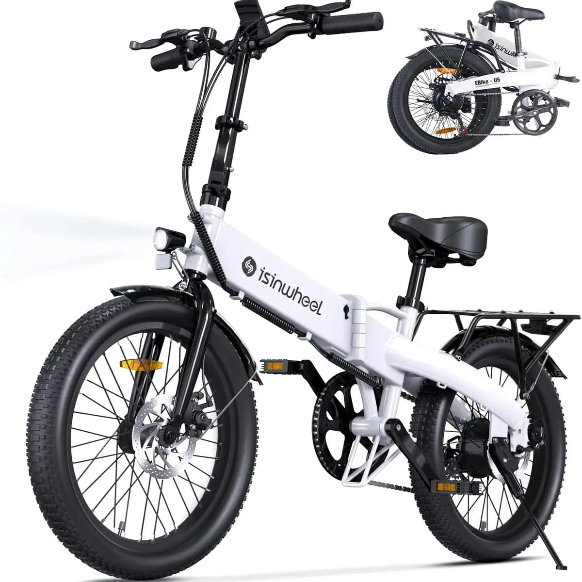 U5 500W 20" Folding eBike - Compact, Lightweight, and Powerful