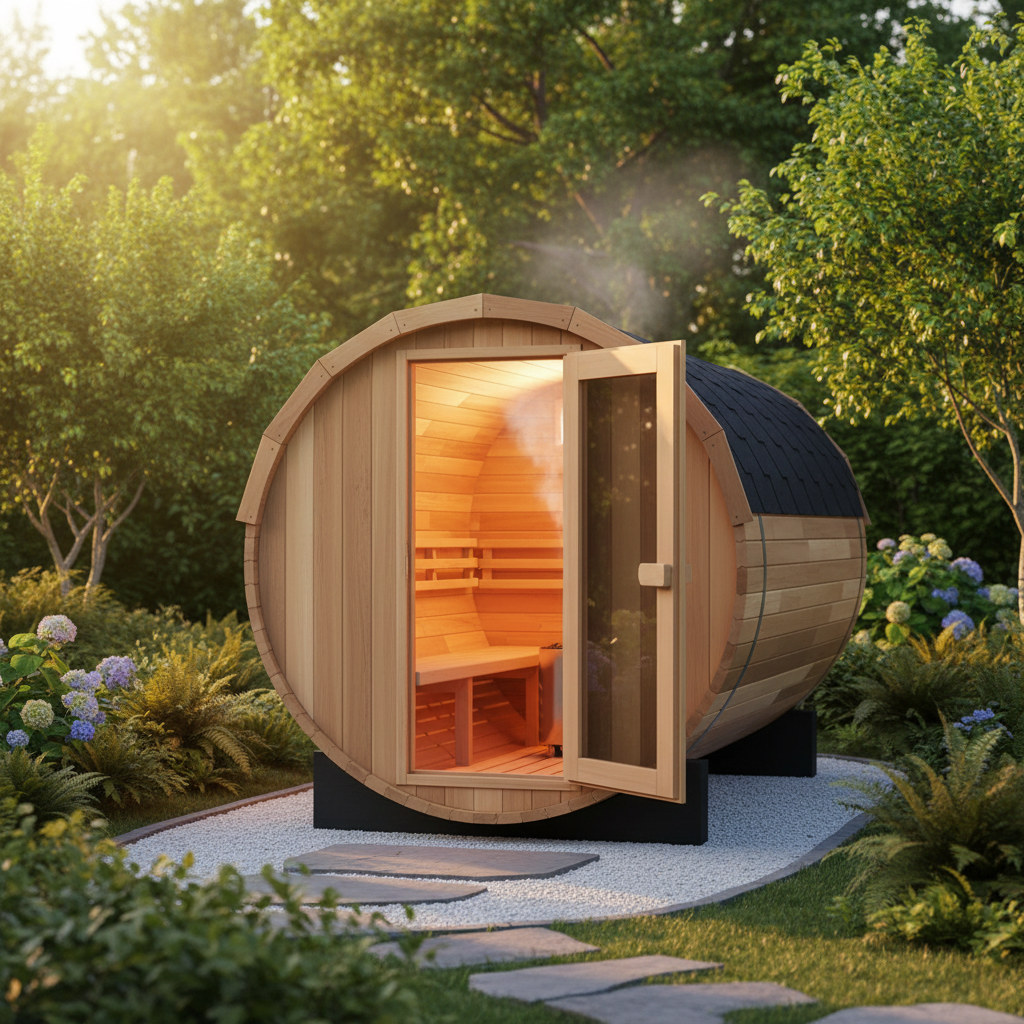 Barrel Sauna - Lifestyle
