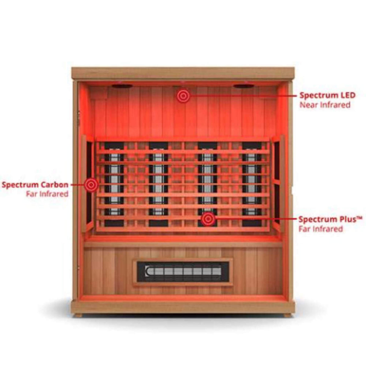 Finnmark FD-3 Full Spectrum 4-Person Home Infrared Sauna by Finnmark Designs