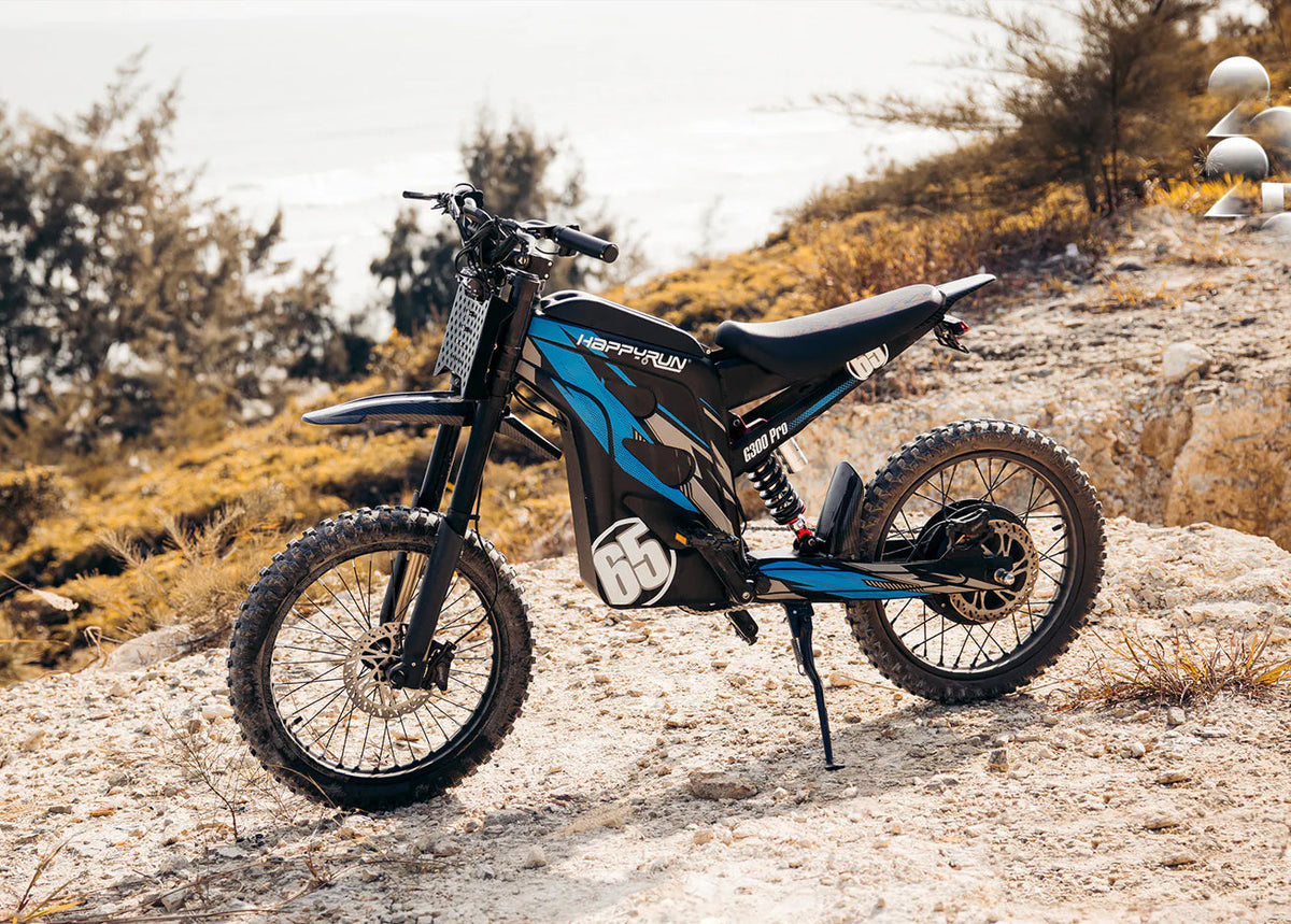 HappyRun Electric Dirt Bike G300 Pro – controls and display