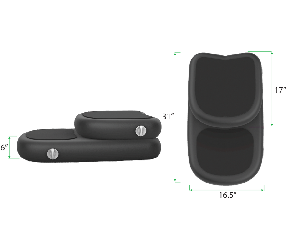 RevX Inflatable Barrel with Inflatable Steps by RevX Wellness