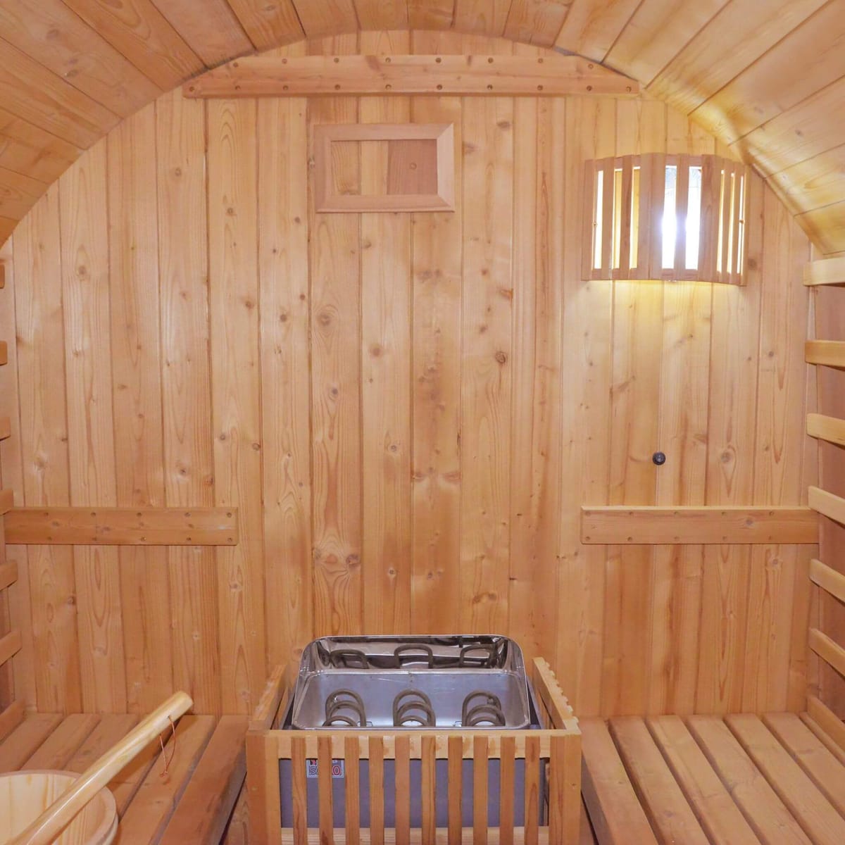 Thermora Ignite Wooden Barrel Outdoor Traditional Sauna