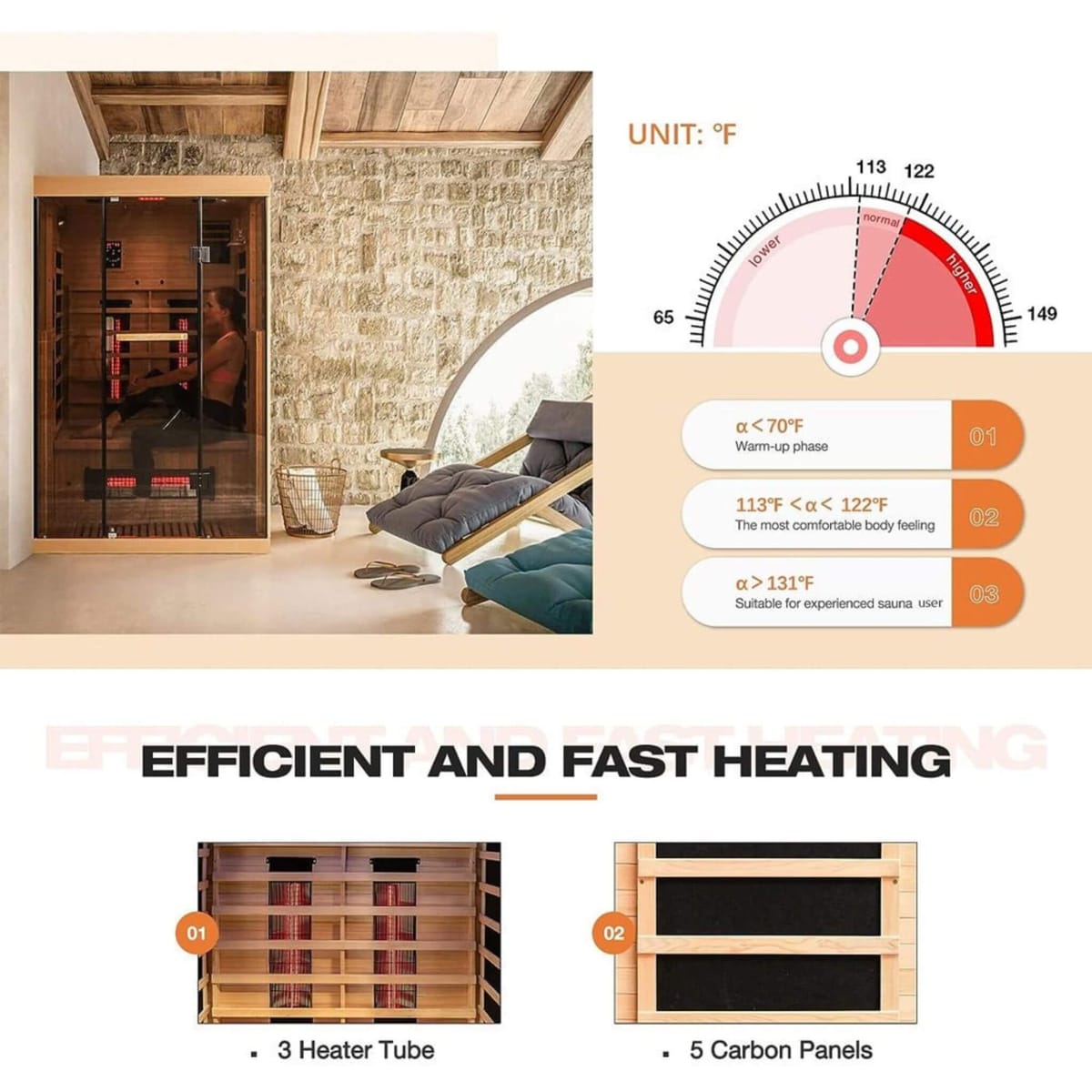 Thermora Valen 2-Person Infrared Sauna