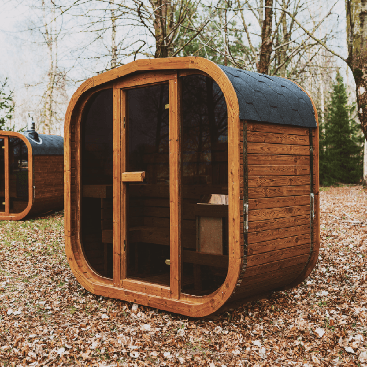 Mande MW20 ThermoWood 5-6 Person Outdoor Traditional Sauna
