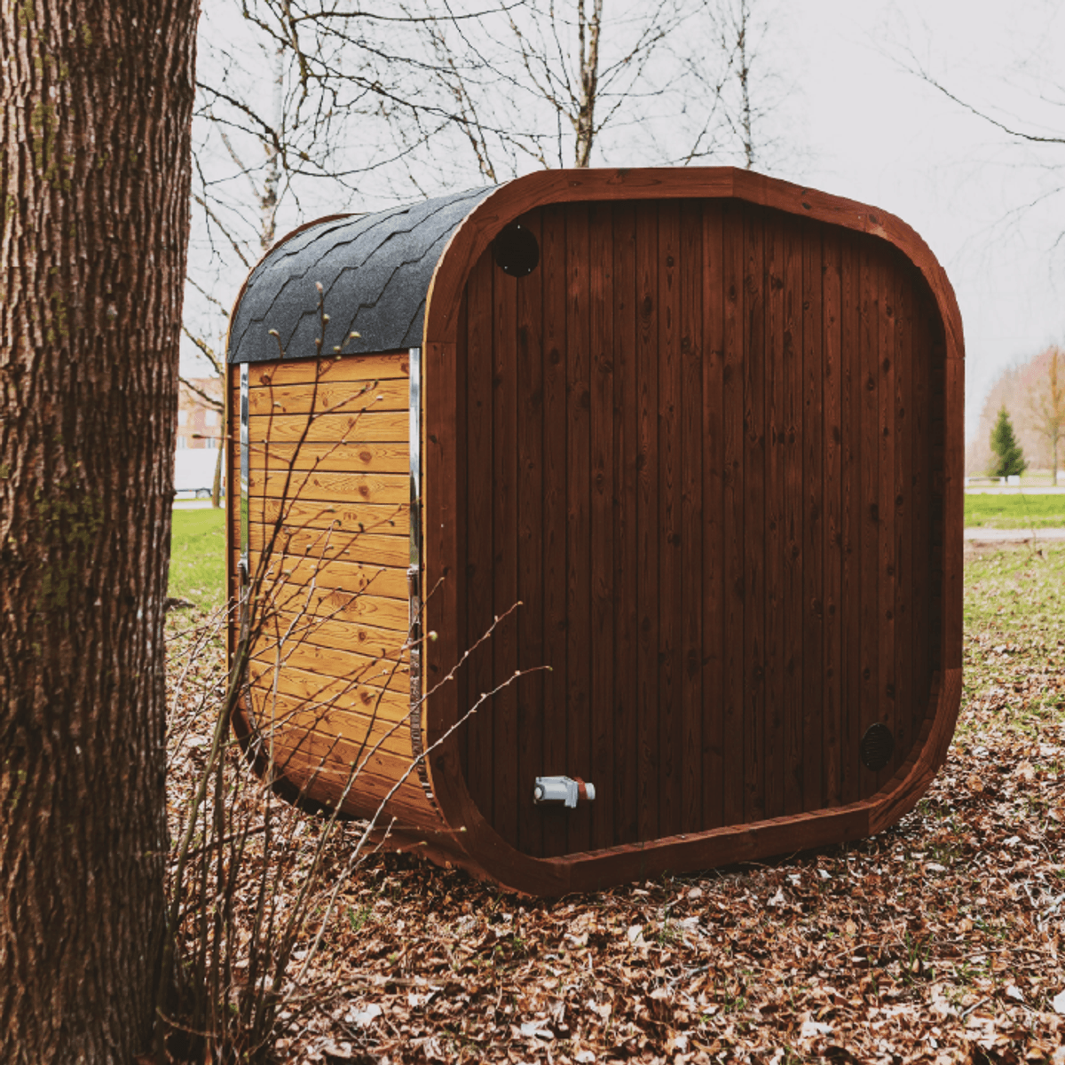 Mande MW20 ThermoWood 5-6 Person Outdoor Traditional Sauna