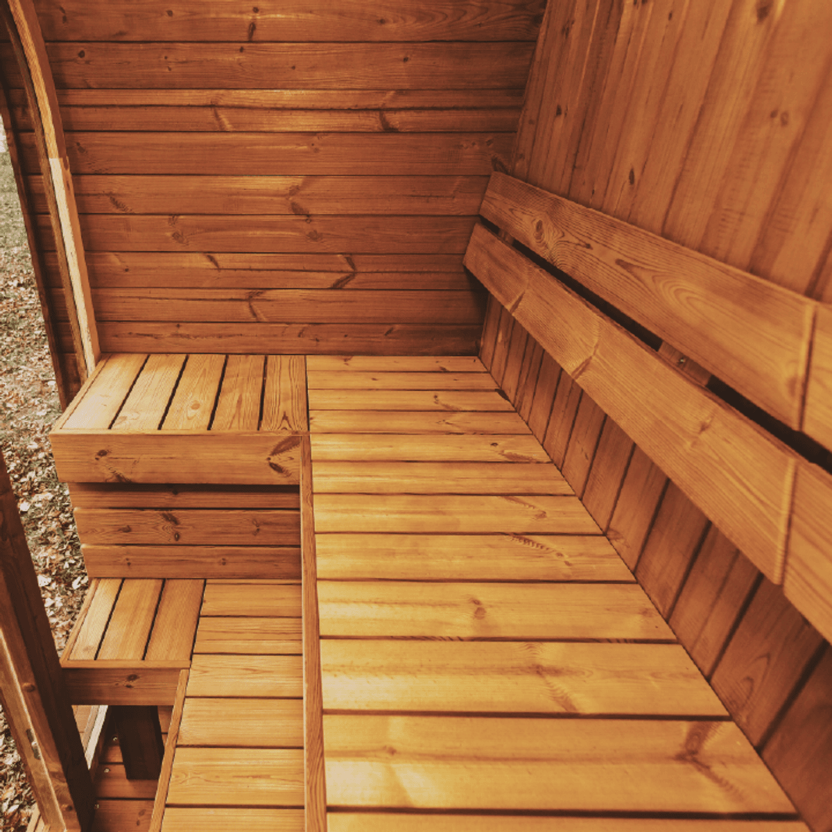 Mande MW12 ThermoWood 2-3 Person Outdoor Traditional Sauna