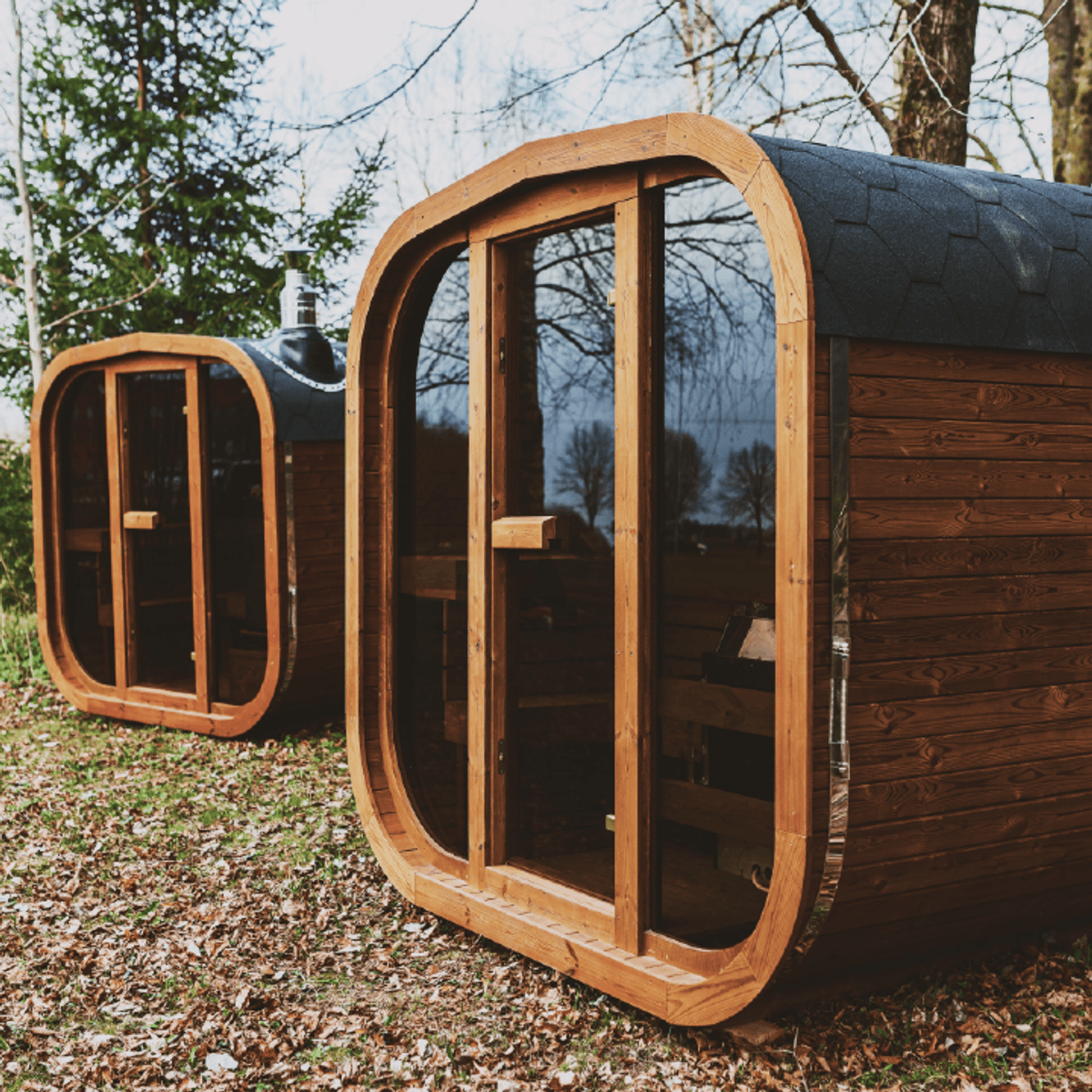 Mande MW12 ThermoWood 2-3 Person Outdoor Traditional Sauna