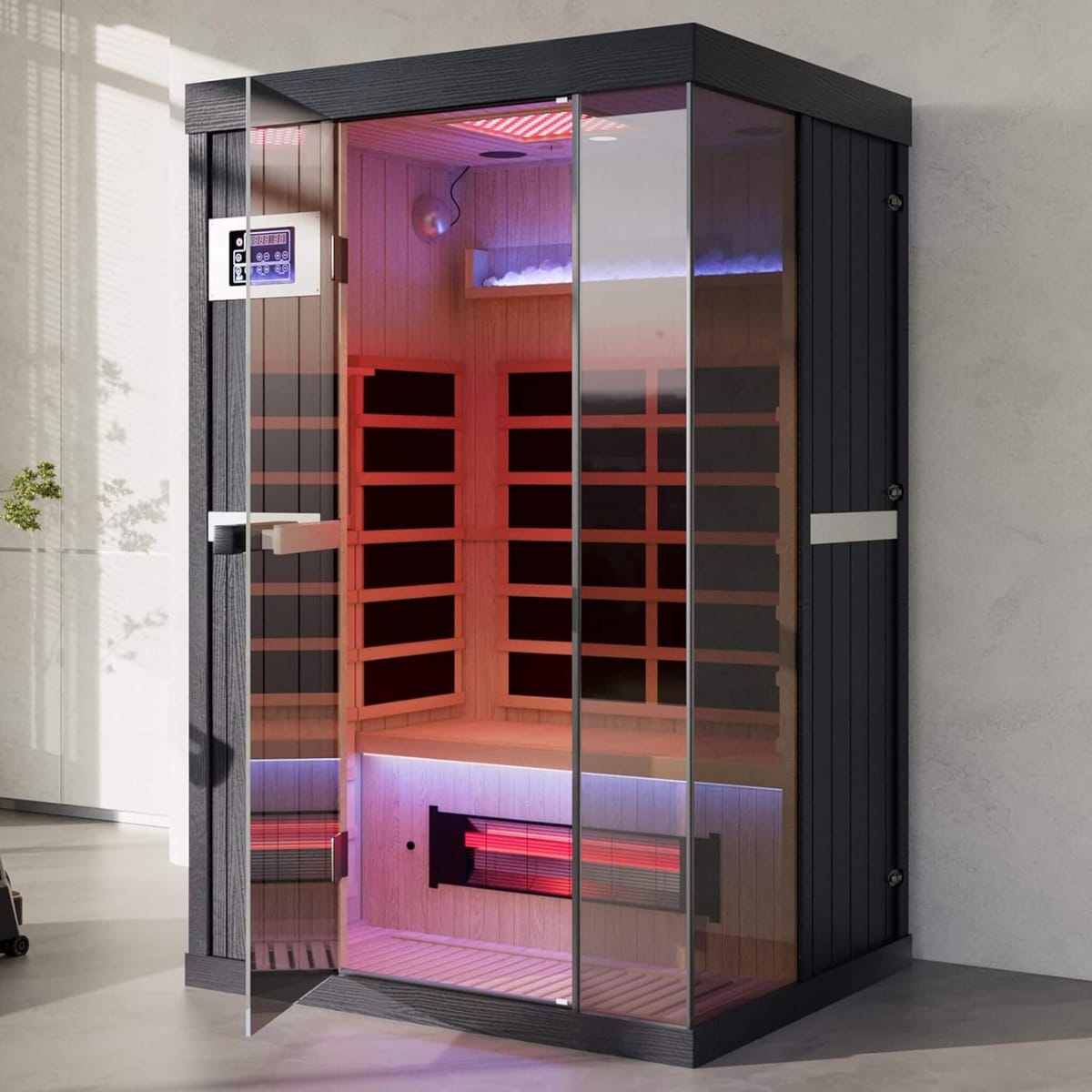 Thermora Pandora Premium 2-Person Indoor Infrared Sauna – feature detail