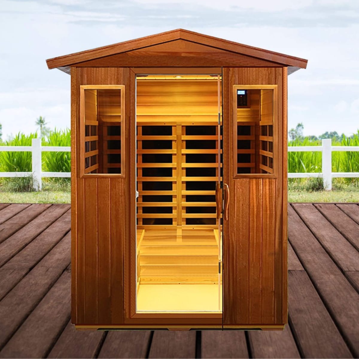 Thermora Premium Valois 4-Person Outdoor Infrared Sauna