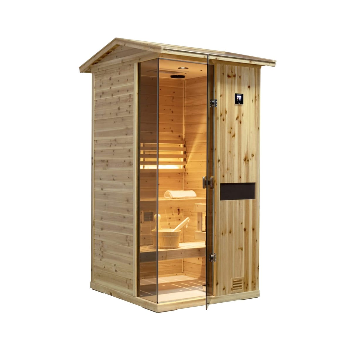 Thermora Nova 1-Person Outdoor Traditional Sauna